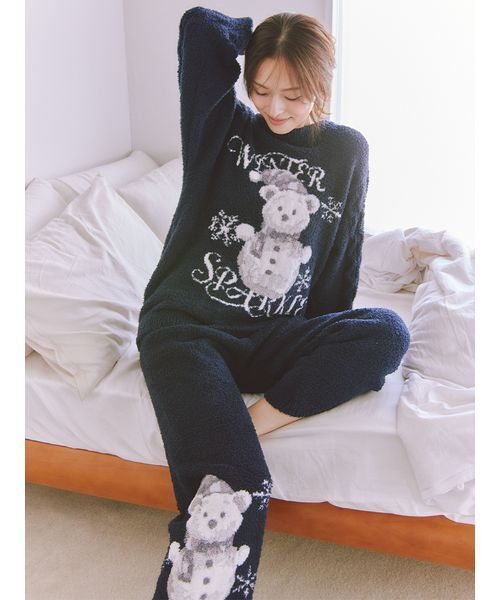 SNIDEL HOME パジャマ ルームウェア 「Steam Whip」ホリデーベア