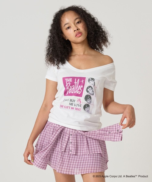 「TINA:JOJUN」 半袖Tシャツ M レッド レディース_画像6