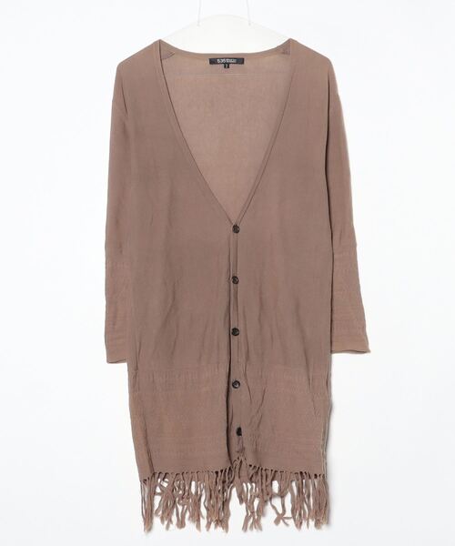 5351 POUR LES HOMMES 新品未使用タグ付き　メンズカーディガン 5351 POUR LES HOMMES ニットカーディガン 2 ブラウン メンズ