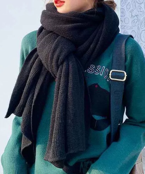 Sally Lunn マフラー ストール 大判ニットストールマフラー レディース