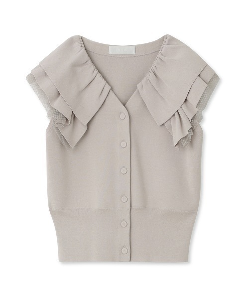 「CELFORD」 ニットカーディガン FREE ホワイト レディース_画像7