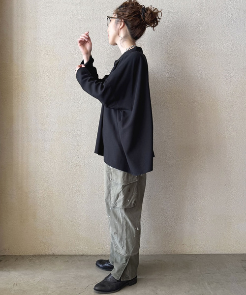 「JOURNAL STANDARD LUXE」 長袖ブラウス FREE ブラック レディース_画像4