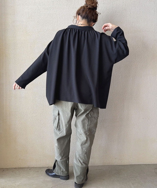 「JOURNAL STANDARD LUXE」 長袖ブラウス FREE ブラック レディース_画像5