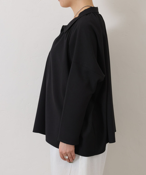 「JOURNAL STANDARD LUXE」 長袖ブラウス FREE ブラック レディース_画像7