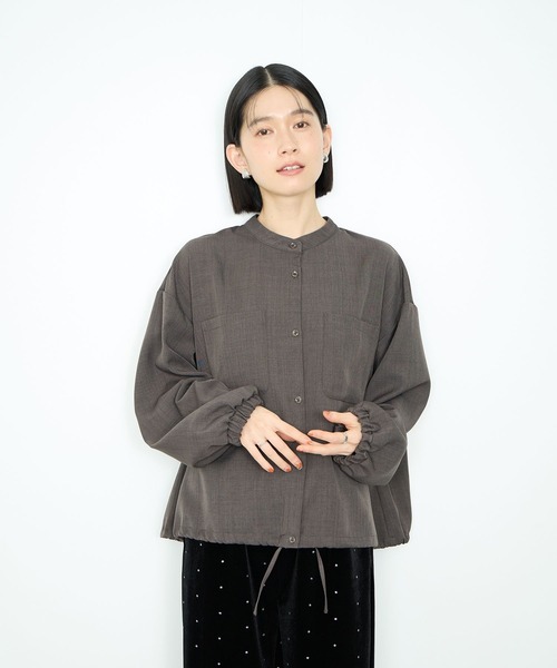 ブラウス シャツ 裾ドロストブラウス レディース : ZOZOTOWN Yahoo!店