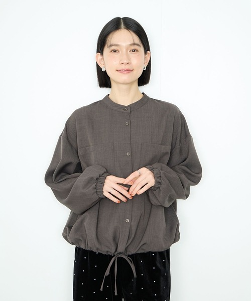 ブラウス シャツ 裾ドロストブラウス レディース : ZOZOTOWN Yahoo!店