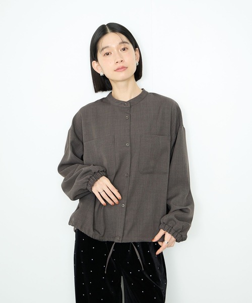 ブラウス シャツ 裾ドロストブラウス レディース : ZOZOTOWN Yahoo!店