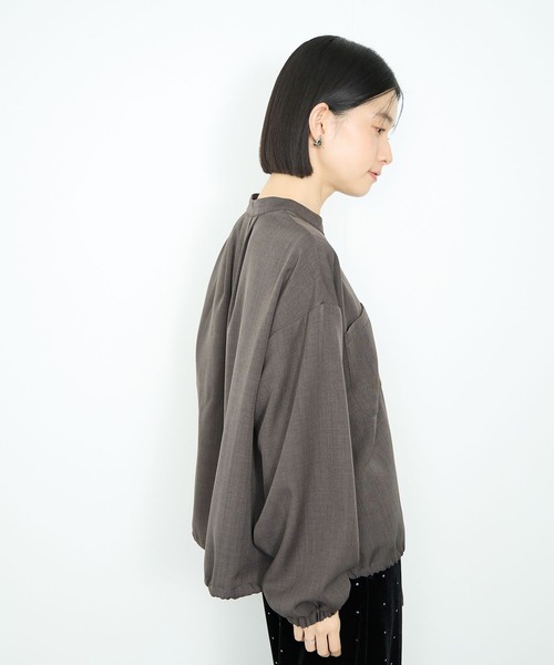 ブラウス シャツ 裾ドロストブラウス レディース : ZOZOTOWN Yahoo!店