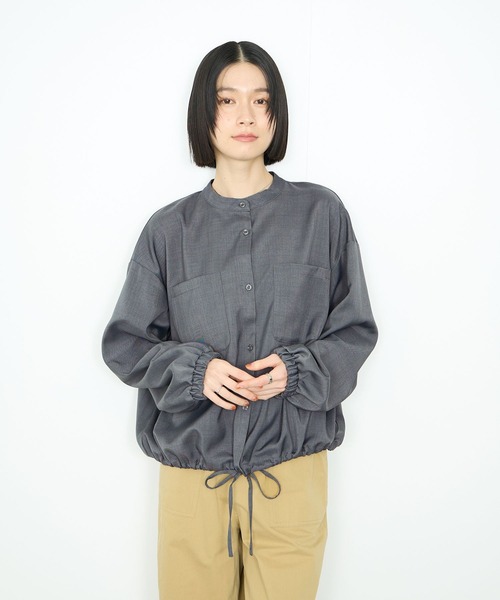 ブラウス シャツ 裾ドロストブラウス レディース : ZOZOTOWN Yahoo!店