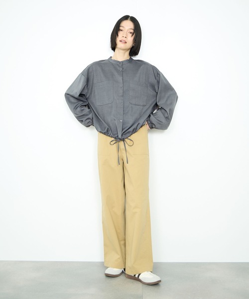 ブラウス シャツ 裾ドロストブラウス レディース : ZOZOTOWN Yahoo!店