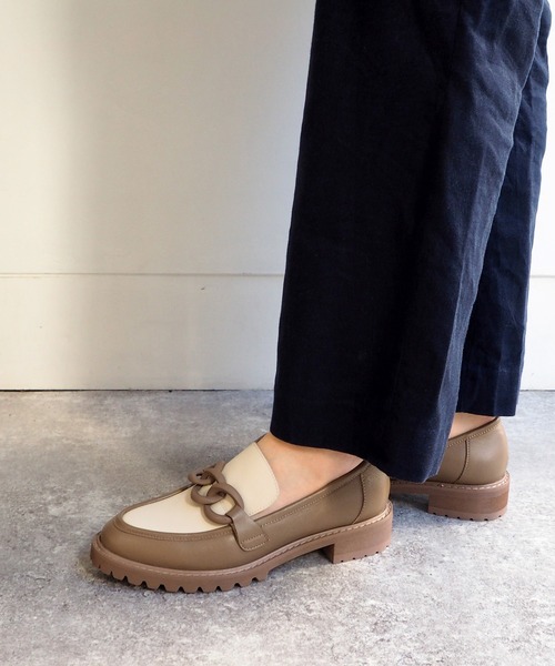 「cava cava」 シューズ 23.5cm グレイッシュベージュ レディース_画像6