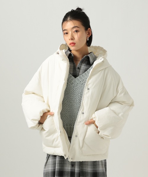jynmu専用 セール】[軽量!首元まで暖かい]ボリュームパフジャケット（ナイロン