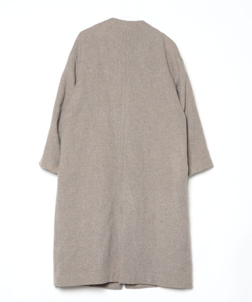 IENA ロングコート　グレー サイズ38 IENA（イエナ） ノーカラーコート 38 グレー系その他 レディース