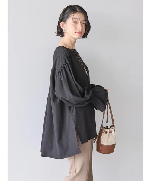 「AMERICAN HOLIC」 長袖ブラウス L オフホワイト レディース_画像3