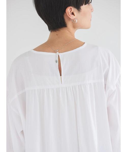 「AMERICAN HOLIC」 長袖ブラウス L オフホワイト レディース_画像9