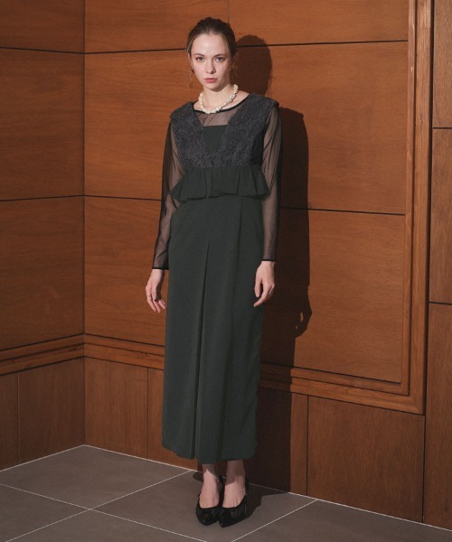 ANDRESD パンツドレス DONOBAN（ドノバン） パンツドレス 「ANDRESD」volume tulle peplum