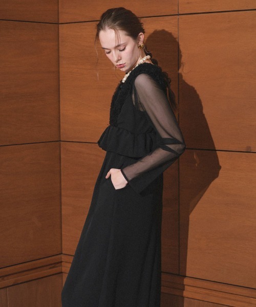 ANDRESD パンツドレス DONOBAN（ドノバン） パンツドレス 「ANDRESD」volume tulle peplum