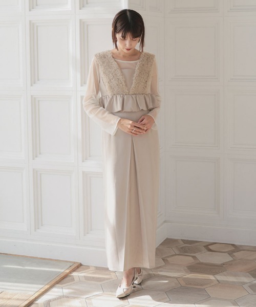 ANDRESD パンツドレス DONOBAN（ドノバン） パンツドレス 「ANDRESD」volume tulle peplum