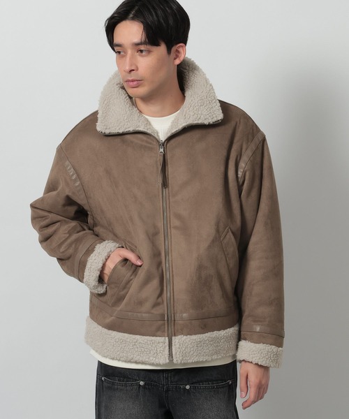 LAKOLE（ラコレ） ブルゾン アウター スエードリバーシブルボア