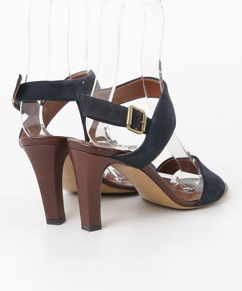 「MICHEL VIVIEN」 ヒールサンダル 36 ネイビー レディース_画像2