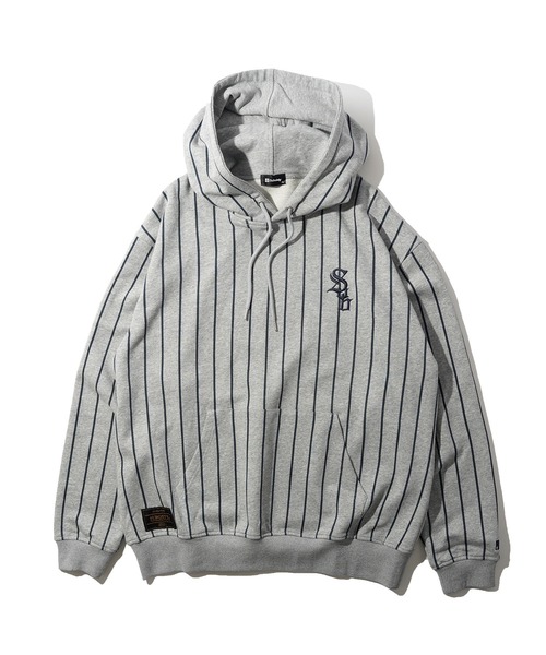 「Subciety」 プルオーバーパーカー MEDIUM グレー メンズ_画像5