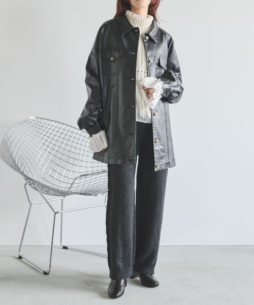 「Libra Cue」 イージーパンツ FREE アイボリー レディース_画像5