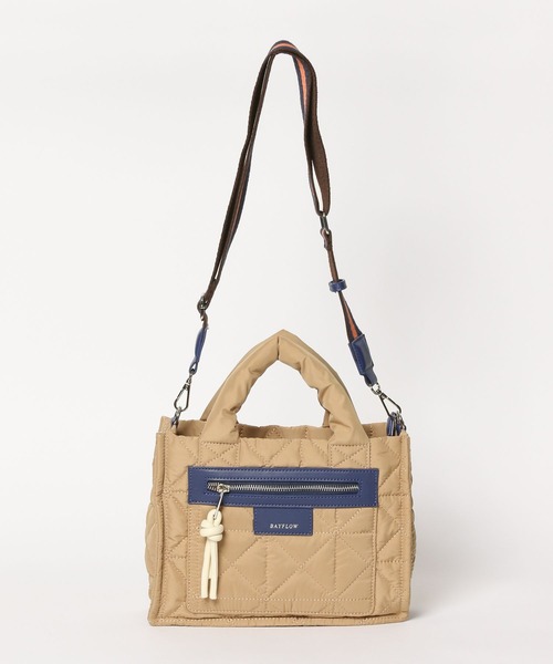 「BAYFLOW」 2WAYバッグ FREE ライトグレー レディース_画像7