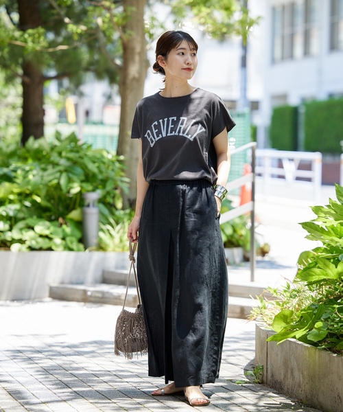 「JOURNAL STANDARD」 イージーパンツ 36 ブラック レディース_画像4