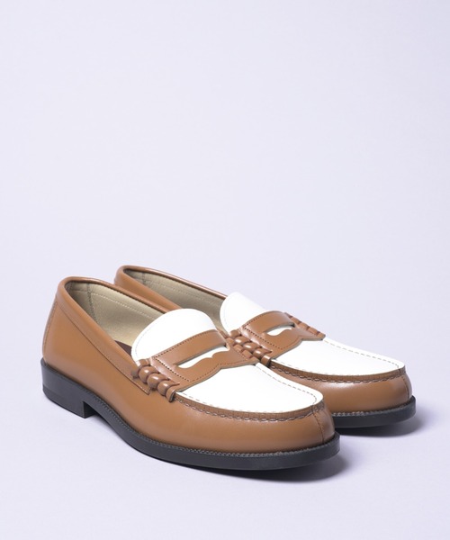 Haruta × BEAMS コンビローファー HARUTA（ハルタ） ローファー HARUTA plain me別注 コンビローファー