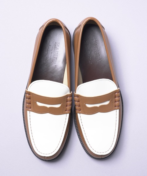 Haruta × BEAMS コンビローファー HARUTA（ハルタ） ローファー HARUTA plain me別注 コンビローファー