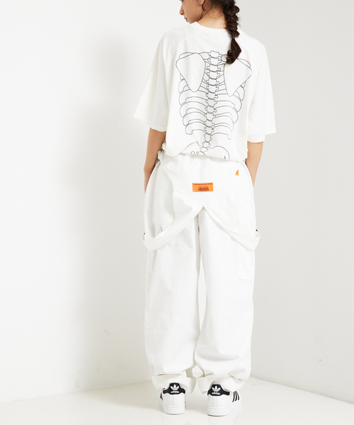 美品♪メゾンスペシャル×ユニバーサルオーバーオール フリーザーコート ホワイト系 UNIVERSAL OVERALL×MAISON SPECIAL】ユニバーサルオーバーオールコラボ