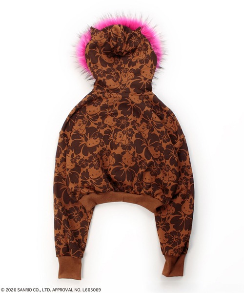 GALFY（ガルフィー） パーカー 鬼ギャルパーカー/コラボ/レオパード柄