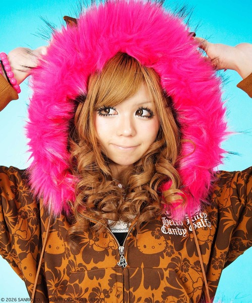 GALFY（ガルフィー） パーカー 鬼ギャルパーカー/コラボ/レオパード柄