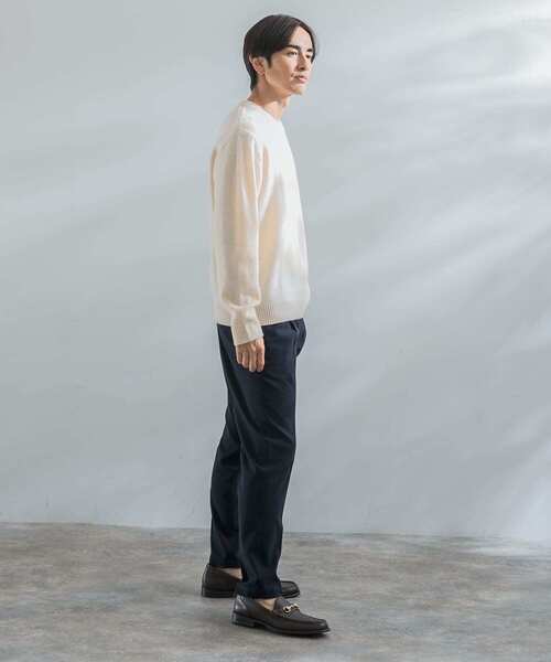 「URBAN RESEARCH ROSSO MEN」 長袖ニット LARGE インディゴブルー メンズ_画像3