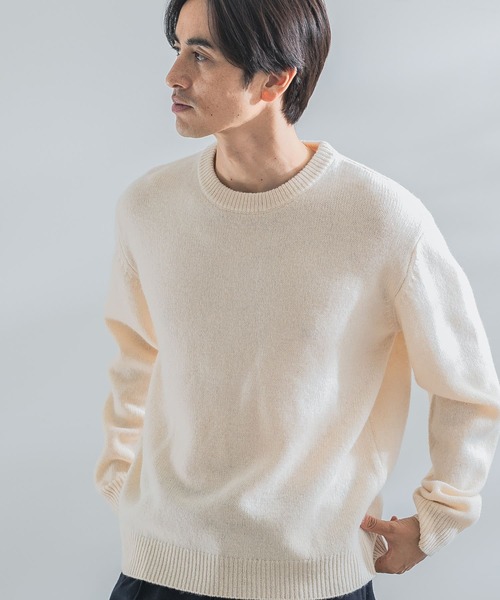 「URBAN RESEARCH ROSSO MEN」 長袖ニット LARGE インディゴブルー メンズ_画像5