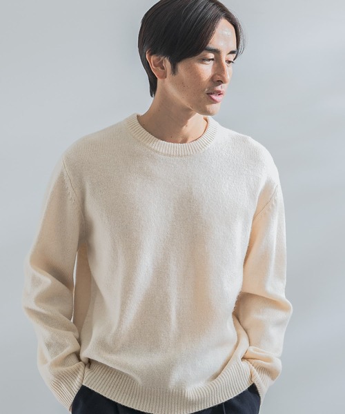 「URBAN RESEARCH ROSSO MEN」 長袖ニット LARGE インディゴブルー メンズ_画像8