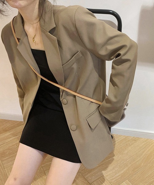 「Miniministore」 テーラードジャケット X-LARGE オフホワイト レディース_画像3