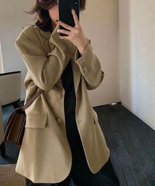 「Miniministore」 テーラードジャケット X-LARGE オフホワイト レディース_画像4