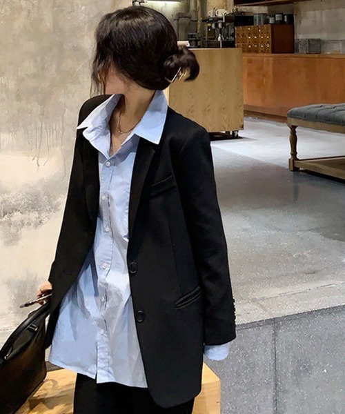 「Miniministore」 テーラードジャケット X-LARGE オフホワイト レディース_画像7