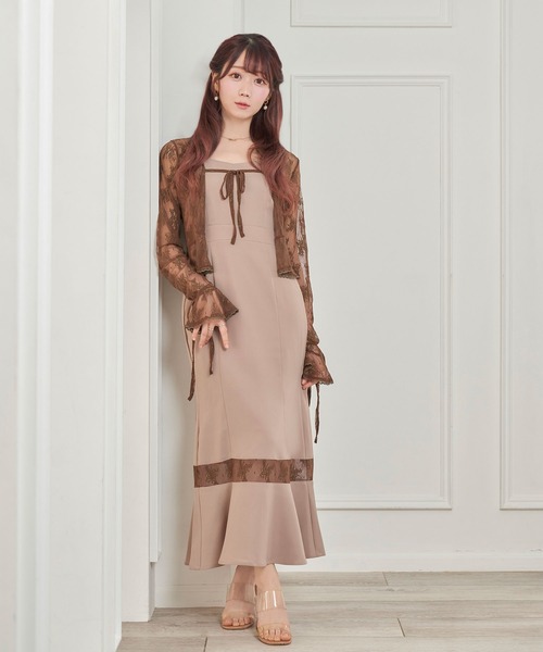 Rose Muse（ロゼミューズ） ワンピース Lace bolero one-piece set