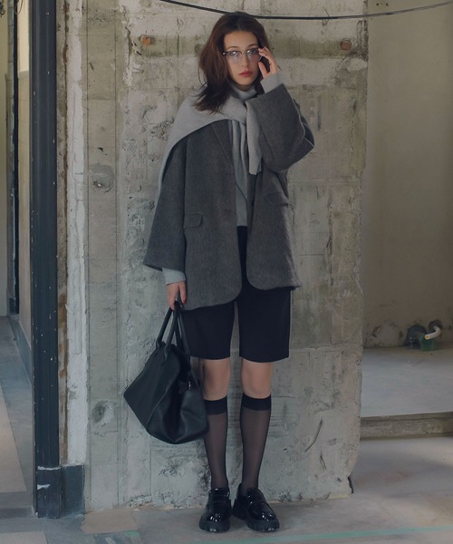 「KOBE LETTUCE」 テーラードジャケット M カーキ レディース_画像2