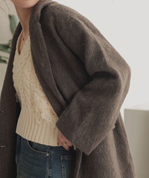 「KOBE LETTUCE」 テーラードジャケット M カーキ レディース_画像4