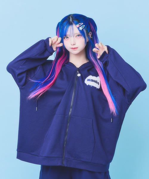 Hauls パーカー ネ申デカすうぇっとぱーかー レディース メンズ