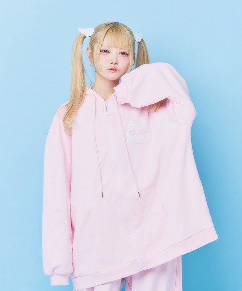 Hauls パーカー ネ申デカすうぇっとぱーかー レディース メンズ