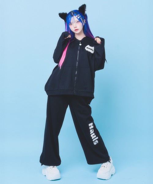Hauls パーカー ネ申デカすうぇっとぱーかー レディース メンズ