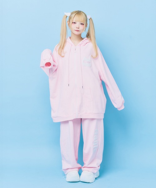 Hauls パーカー ネ申デカすうぇっとぱーかー レディース メンズ