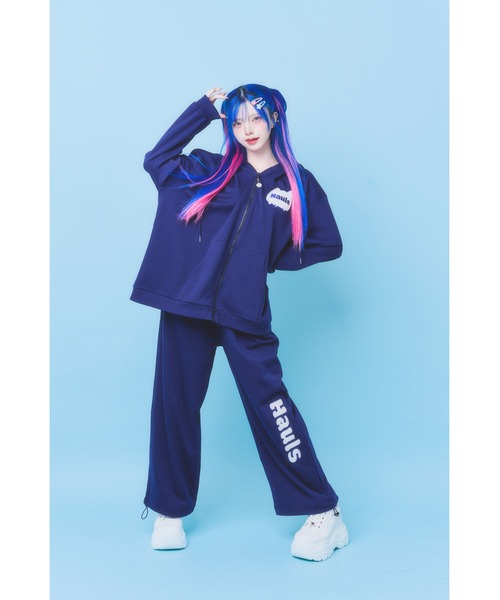 Hauls パーカー ネ申デカすうぇっとぱーかー レディース メンズ