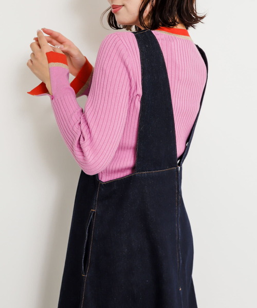 「SENSE OF PLACE by URBAN RESEARCH」 長袖ニット ONE ベージュ レディース_画像3