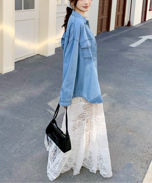 ダンガリーシャツ 児島Denim 復刻ダンガリーシャツ/ボタンダウン/ネイビー | Factelier