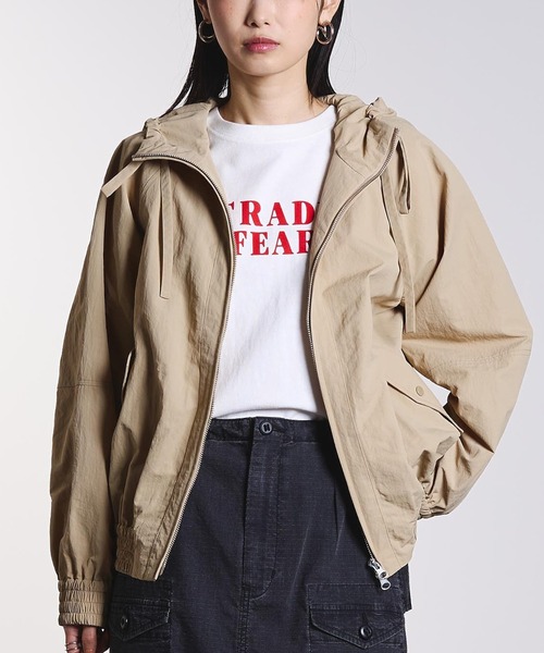 ROSE BUD（ローズバッド） コート アウター GATHER NYLON PARKER 